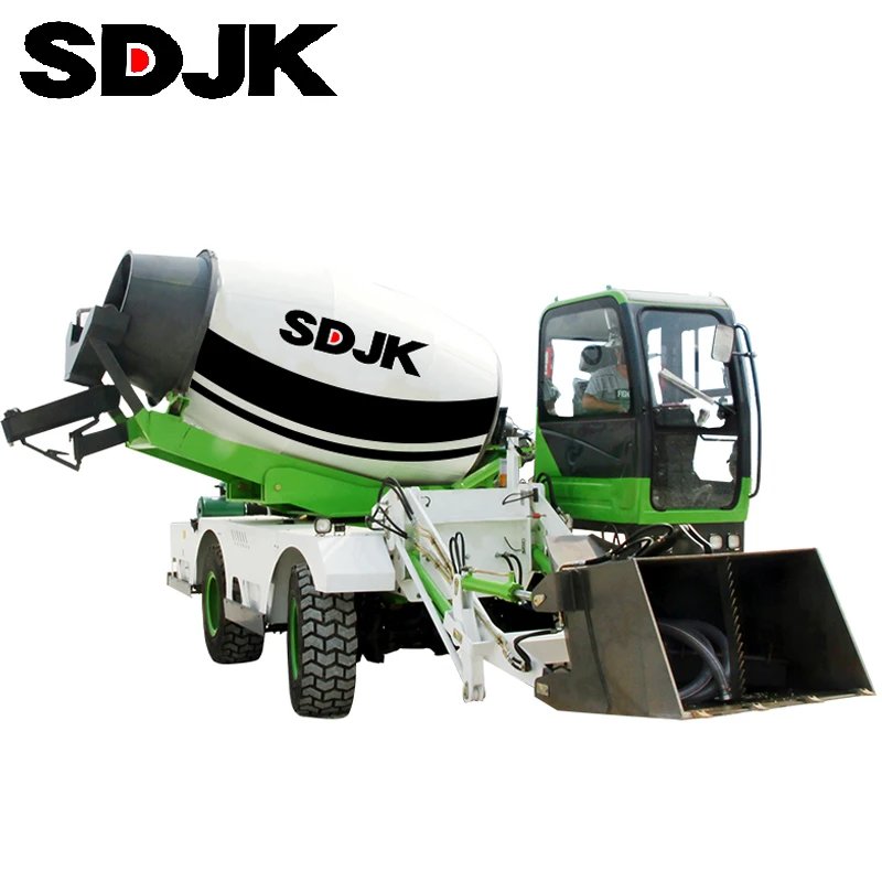
Hydraulic Mini 4m3 Self Propelled Concrete Mixer Loader For Sale 