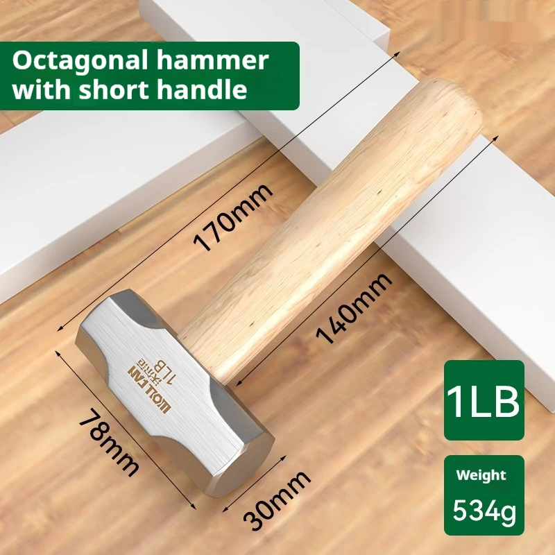 Steel Head Chisel Hammer With Wooden Handle set of 4 Jewelry Making Tools