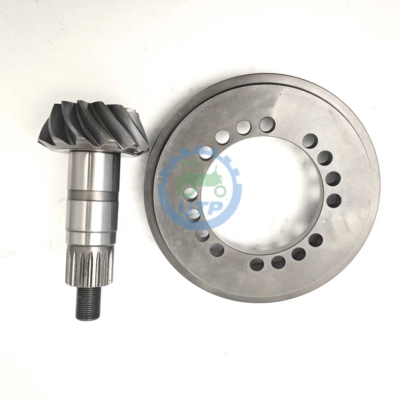 High Level Reliable Replacements AL161277 for 6105M 6115M 6120 6120L John Deere Pinion and Ring Gear Set Bevel Teeth=13/34