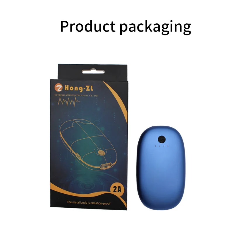 Customized rechargeable hand warmer hot hands bags hand warmers power bank loop