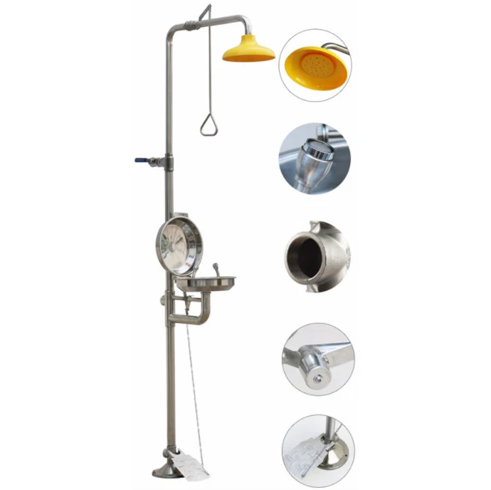Top sale stainless steel eyewasher for safety emergency production