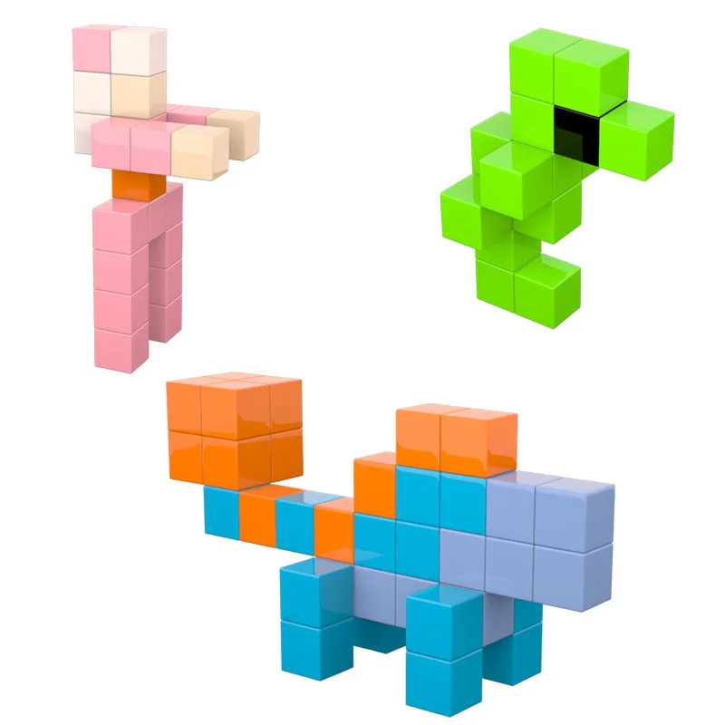 OEM Magnetic Toys Magic Cubes Stress Relief for Adults Magnet Blocks for Kids Magnetic Building Blocks