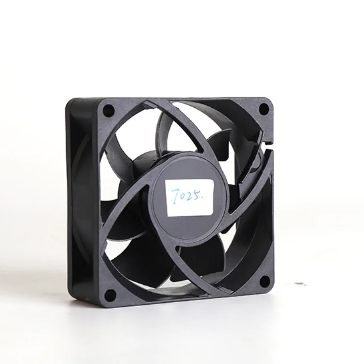 7025 High Speed Low Noise Small 12v Dc Cooling Fan 70x70x25mm