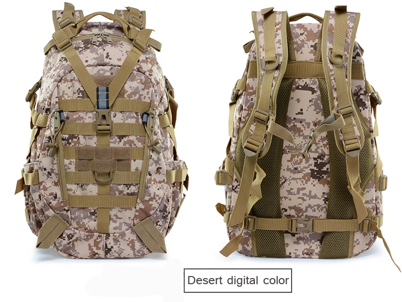 25L Tactical Backpack Molle Bag Hiking Daypacks for Camping Trekking Hunting Traveling Motorcycle
