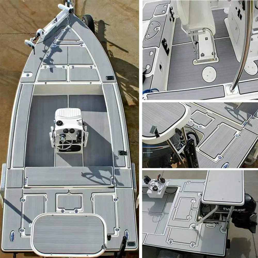 Luxury Waterproof EVA Non Slip Mat Flooring Sheet Boat Air Deck Marine Flooring Faux EVA Decking mat