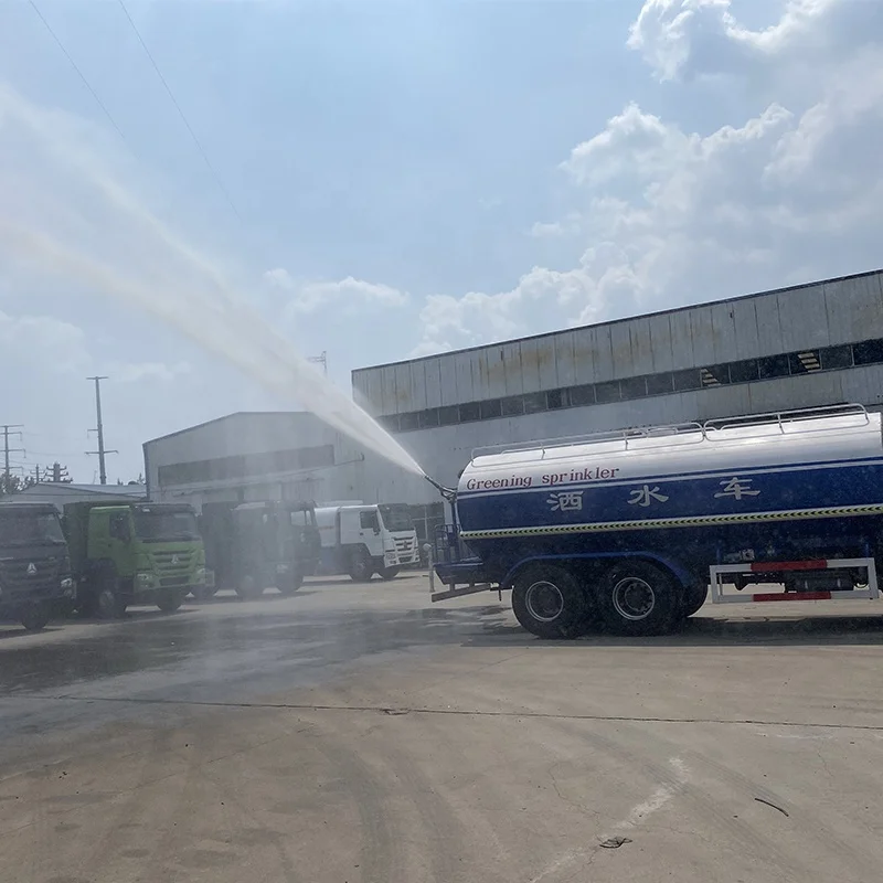 USED HOWO 5000 Gallon Water Tanker Trucks for Sale China Brand Good