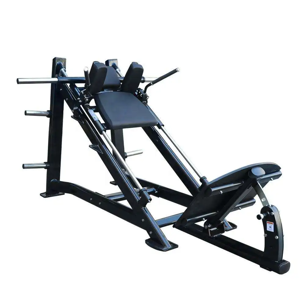 Hot selling New Pin Load Leg Press Machine Fitness Lateral Leg Press Hack Squat 45 Degree Machine Plate Loading Fitness