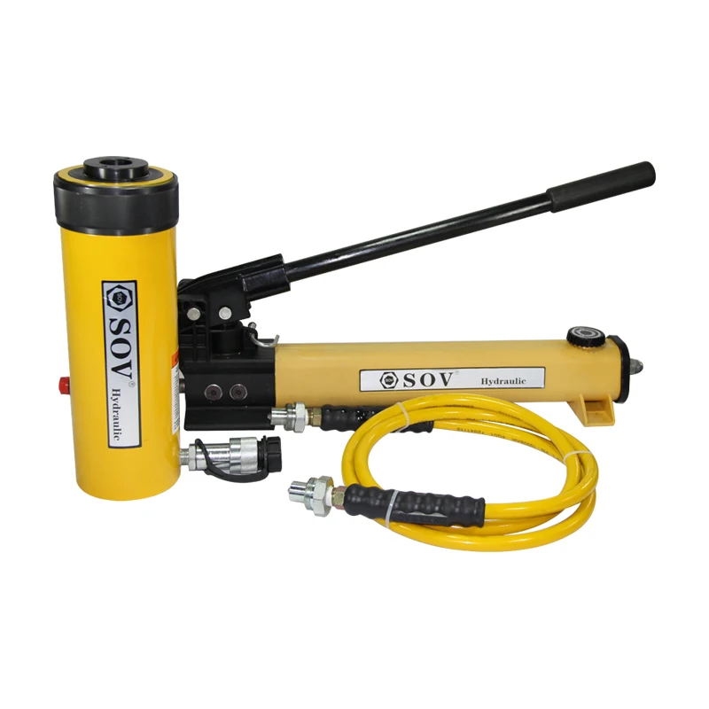 60T 700Bar ENERPAC Same Model Single Acting Hollow Plunger RCH-603 Hydraulic Jack Cylinder