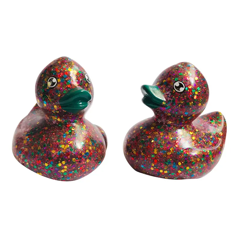 Decompression treatment fidgety floating without filler safe material gold duck plush toy