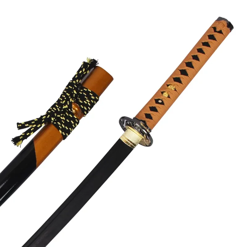 Factory Wooden Samurai Sword Traditional Shape Rosewood Film Television Production Toys Katana Swords For Cosplay Playing Boys