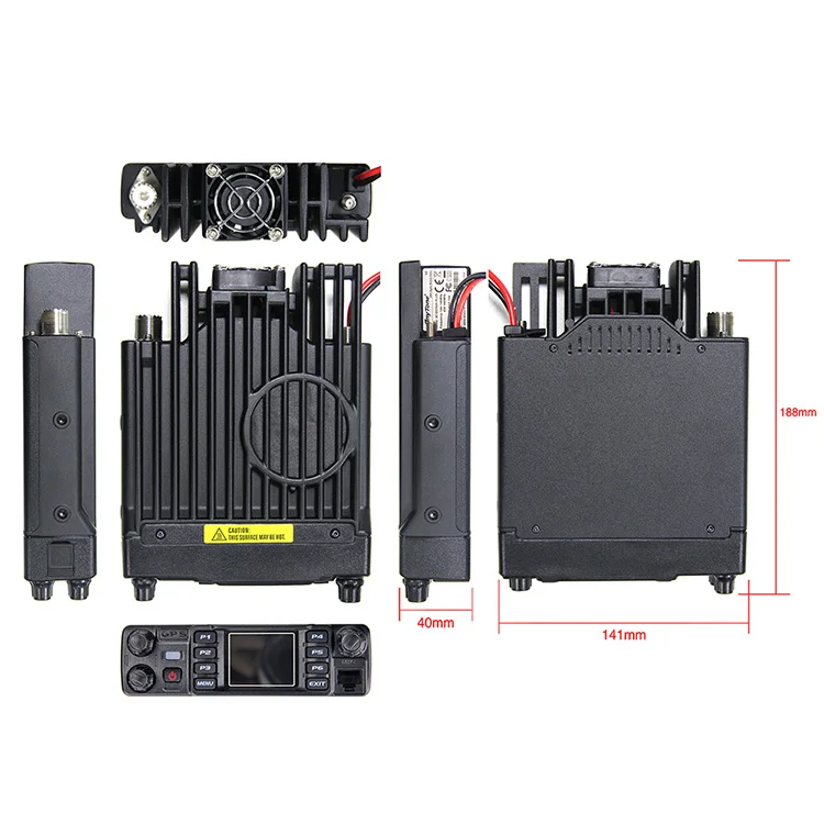 Anytone AT-D578UV Плюс Dual Band радиолюбителей с DTMF микрофон иди и болтай Walkie Talkie “иди ремешки крест-накрест ретранслятор функция