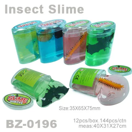 Custom Slime Toys Package Educational DIY Toy Soft Insect Slime Kit Educational Fluffy Slime Kit Clay For Kids