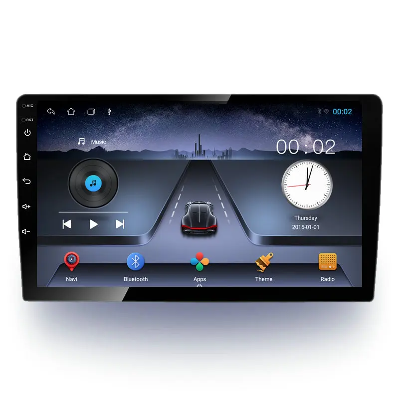 9inch Touch Screen Android 2 Din Car DVD Radio Multimedia Player GPS Navigation Universal for Nissan Peugeot Toyota Autoradio