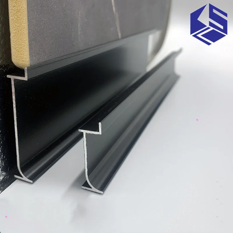 Aluminum alloy inlaid footline 3 cm 5cm high hidden footline embedded
