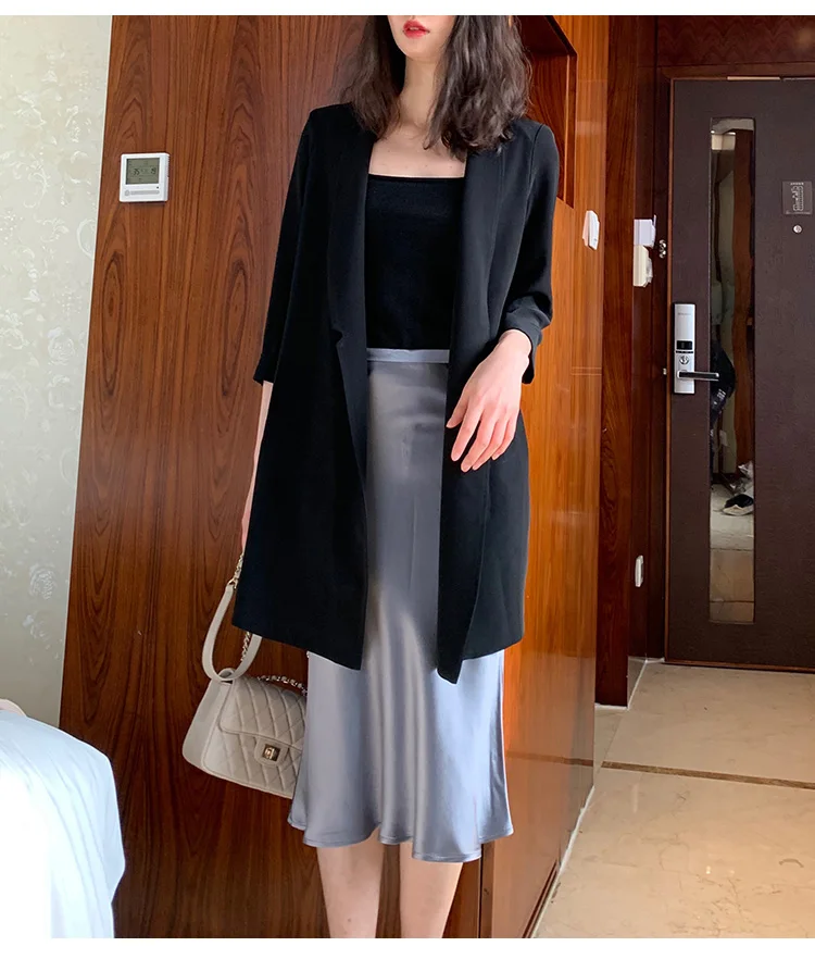 
OEM ODM Skinny Elegant Style Acetate Satin Pasin Ladies Tube Skirts 