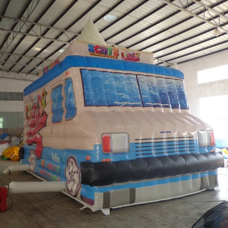 Portable inflatable concession tent inflatable ice cream booth Dining car tent for advertising promotion