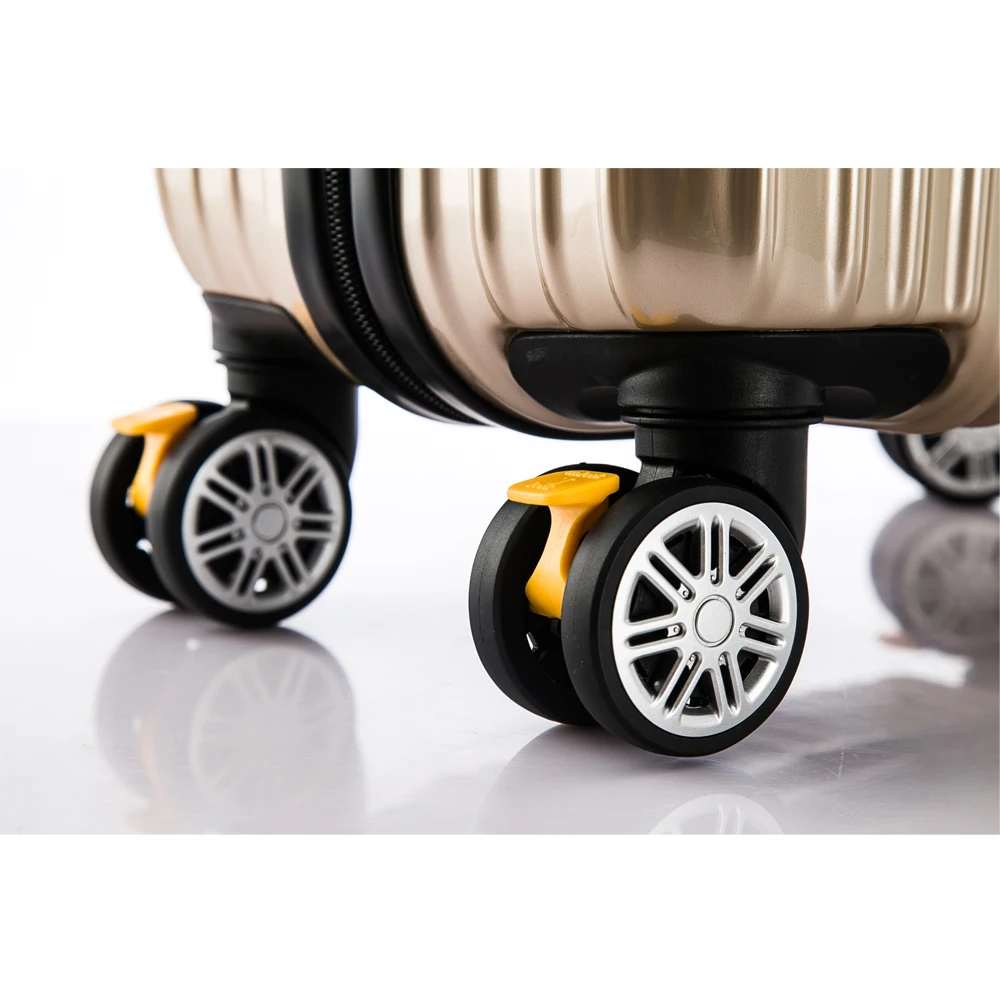 China Luggage Factory Supply Cabin Size ABS PC Retractable Wheel Newest Urban Hard Case TSA Lock Travelling Luggage Suitcase