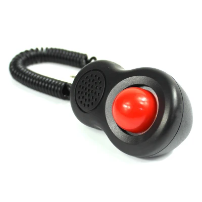 Горячая Распродажа 2021, модный черный новый тренировочный кликер с кнопками, высокое качество, практичный кликер для тренировок с черной собакой