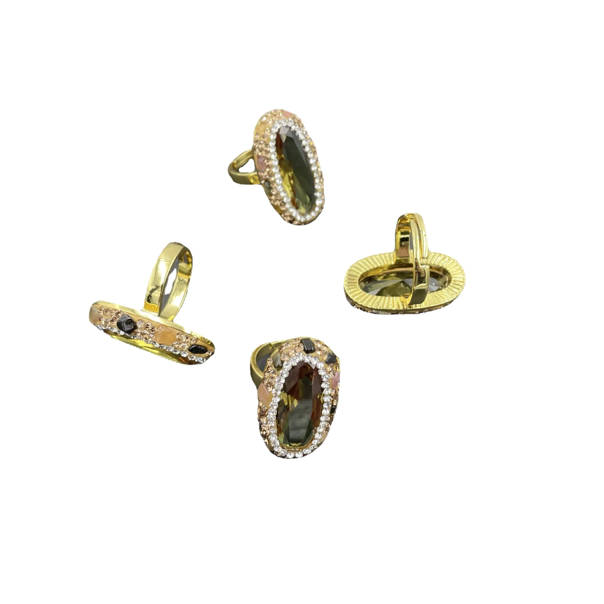 Turkey sudan stone  women adjustable ring wholesale  natural gemstone fine jewelry rings with natural stone