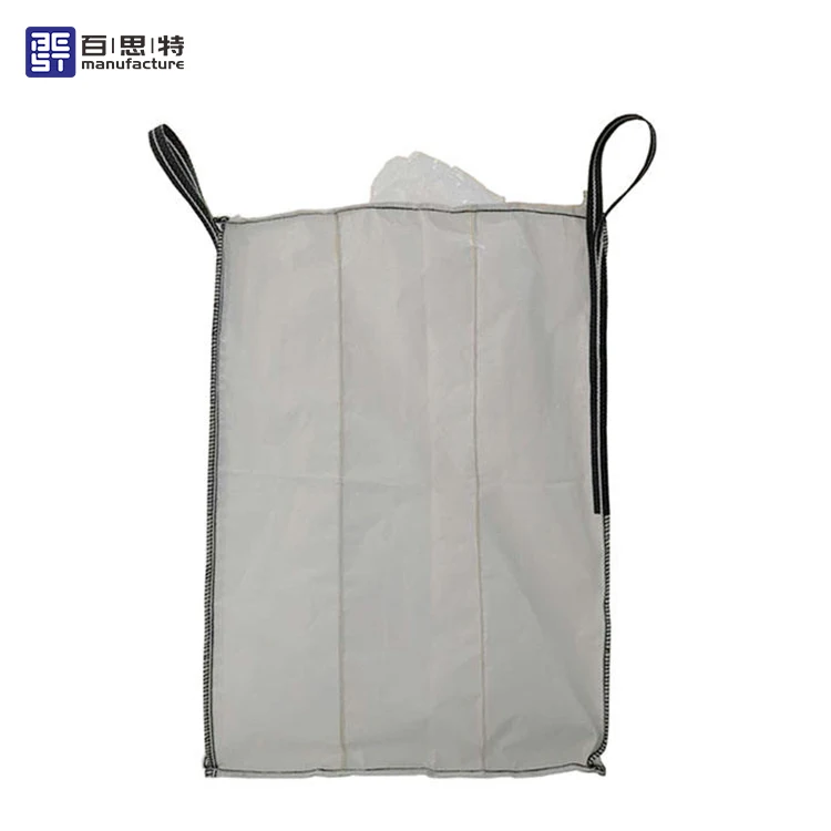 Jumbo Ton Bags 100% PP Bulk Q-bag FIBC 1000KG 1500KG 500-3000kg Antistatic Acceptable Customized BT-B1-01 2000pcs CN;HEB 5:1