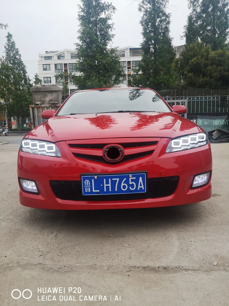 AKD Car Model For Mazda 6 Mazda6 2004-2013 LED Headlight DRL Fog Lamp Turn Signal Light Low & High Beam Projector 4 Lens