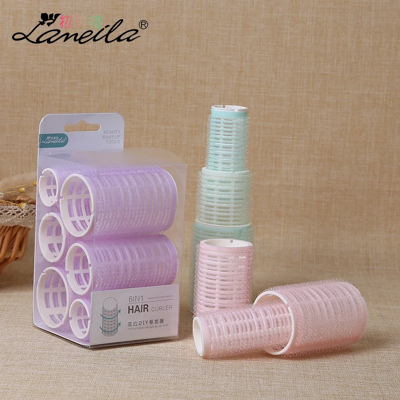 Lameila 6in1 DIY hair curler tool 6pcs/bag hair curlers rollers hair roller curl