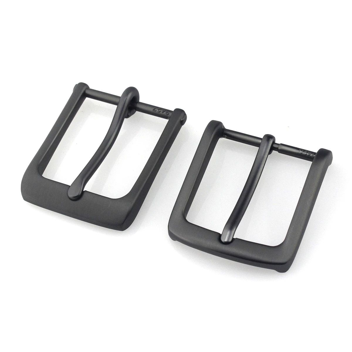 Metal Belt Buckle 35mm Matte Black Single Pin Buckle Jeans Waistband Buckles For 32mm-34cm Belt Leather Craft Accessories