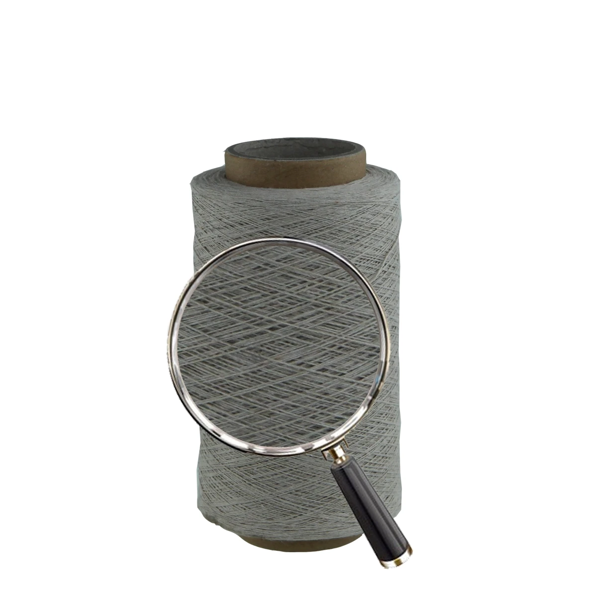 Different Grey Colors Glove Yarn Recycled Polyester Cotton Blended Yarn for Knitting and Weaving