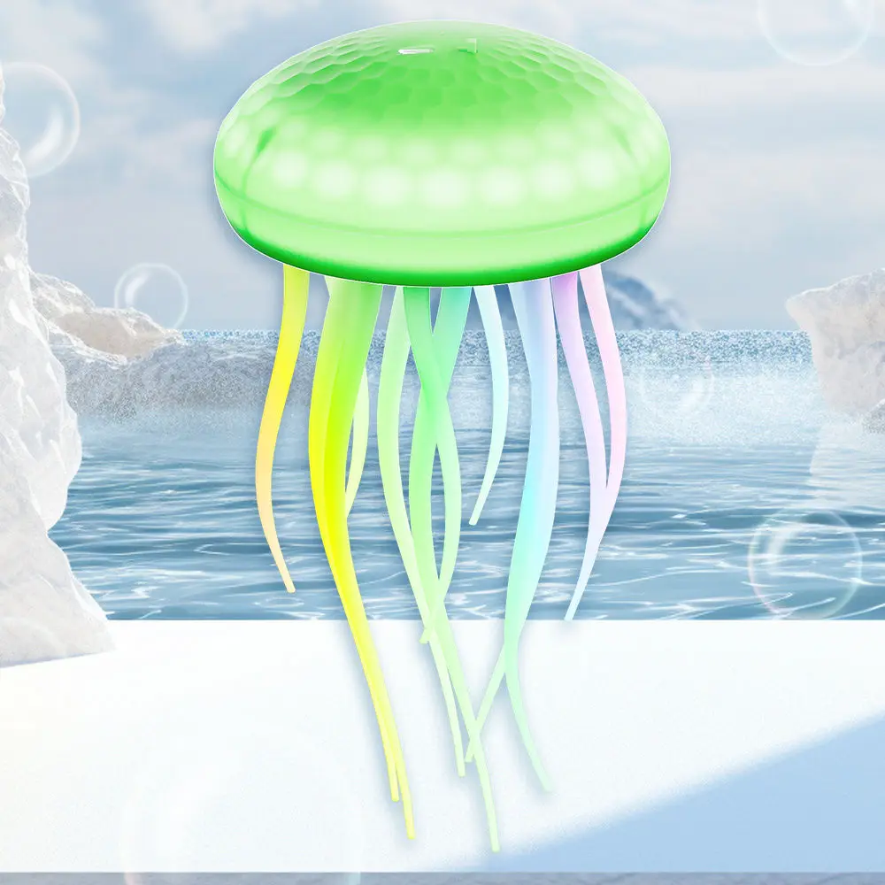 Jellyfish LED Night Light USB Bedroom Hangable Voice Control Rotatable Jellyfish LED Lamp