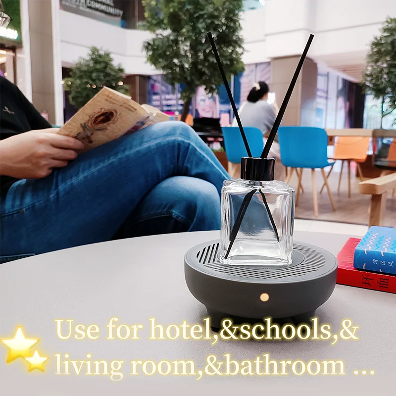 Portable Essential Oils Nebulizer Battery Rechargeable Led Light Aromatherapy Essential Oil Machine Home Electric Aroma Diffuser