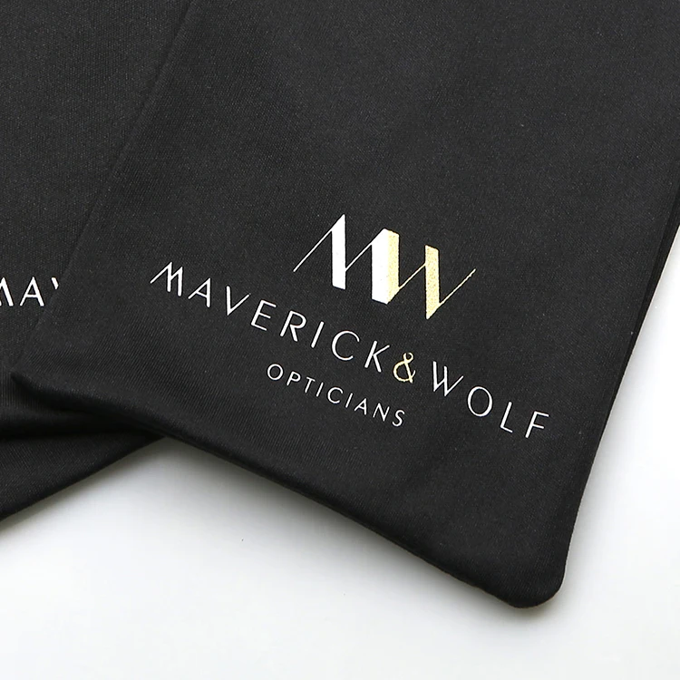 Custom Printed Colored Rpet Soft Pouch Sunglasses Case Microfiber Glasses Bag