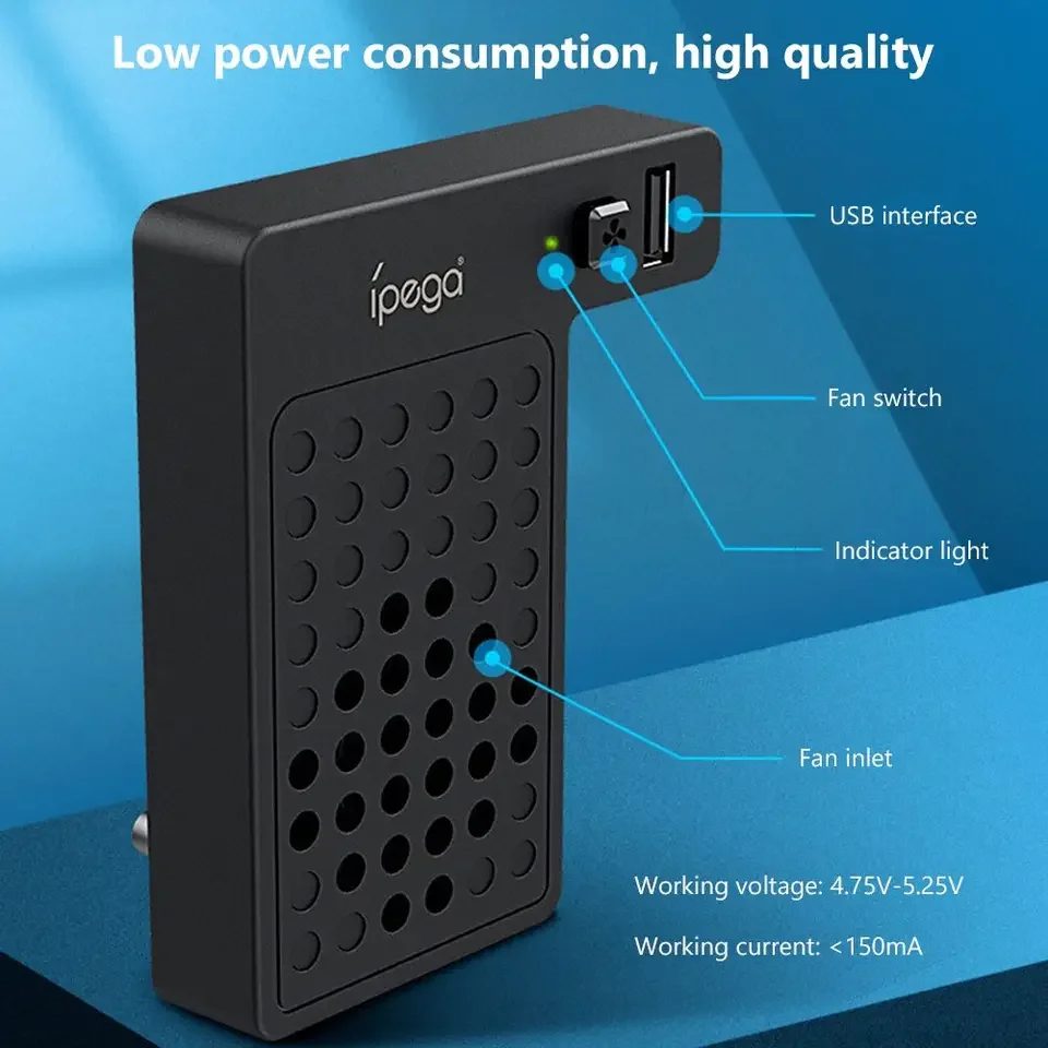 USB Console Cooling Fan Vertical Stand For Xboxes Series X Charging Stand Cooler
