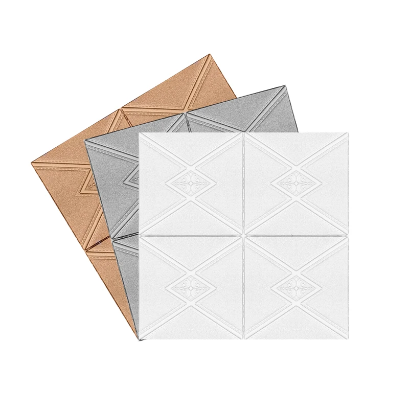 New design foam wall stickers 3d ceiling wallpaper wallpaper bricks wall peel and stick tile