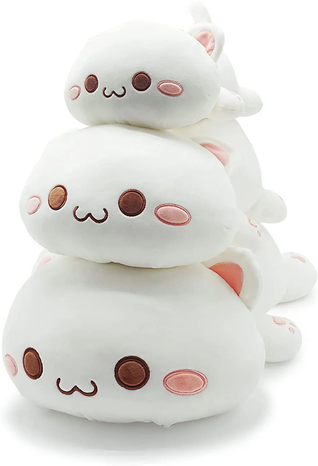 Cute Kitten Plush Toy Stuffed Animal Pet Kitty Soft Anime Cat Plush Pillow for Kids