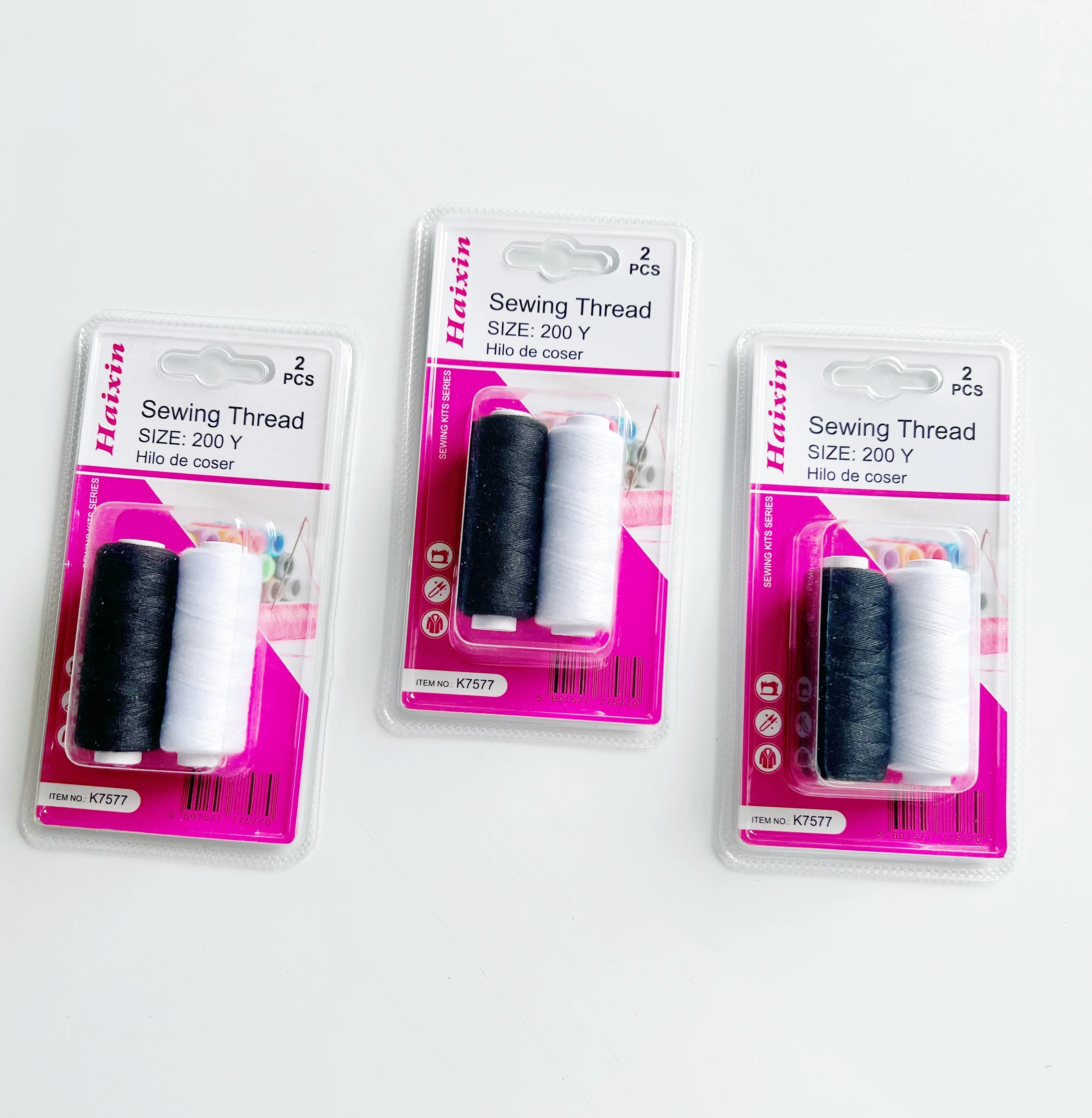 Good Quality cheap Home 2 color threads Sewing set In Pack of Blister