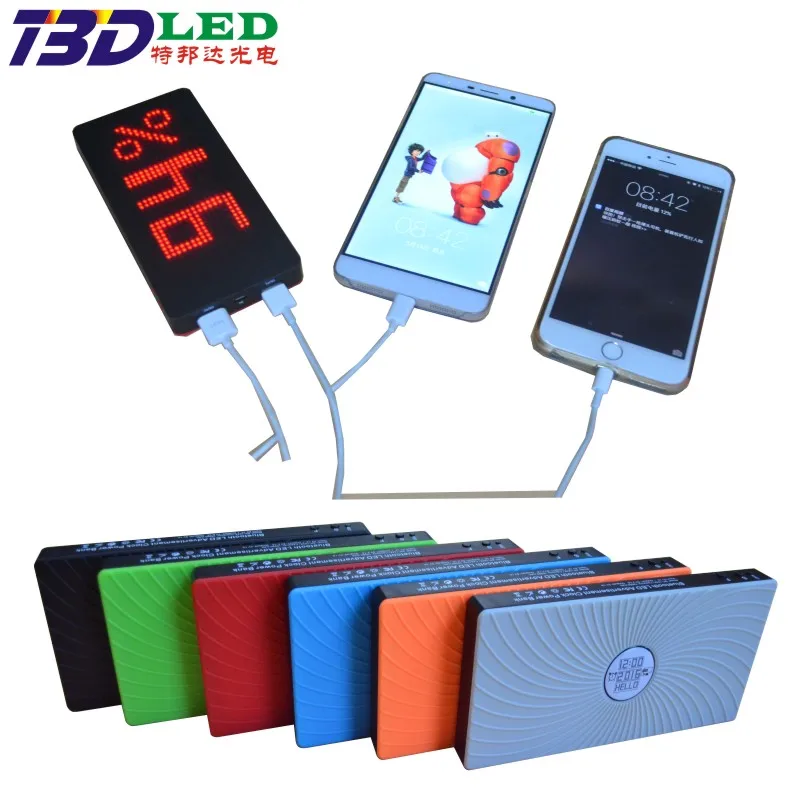  Светящийся светодиодный фонарик высокой емкости на 20000 мА · ч с 4 usb-портами и солнечной