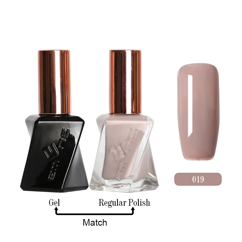 15ml 2 in 1 Multifunctional 110 Colors Customize Logo Long Lasting Rubber Base Gel Nail Polish