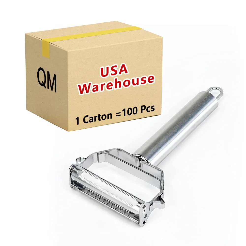 USA Warehouse Free Shipping Stainless Steel Potato Peeler With 3 Functions 2022 New Home Kitchen Gadget Manual Vegetable Slicer