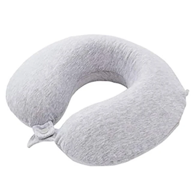 Cheap wholesale airplane memory foam travel pillow neck support pillow