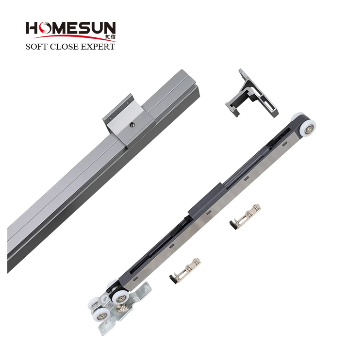 80kg Loading Bi-directional Soft Closing Mechanism GC6018 for Wooden Door Pocket Door