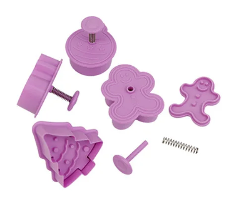 
Mini Multi 3D Plastic Easter Christmas Heart Flower Fruit Beach Frog Leaves Cat farm animal Dinosaur Custom cookie Cake cutter 