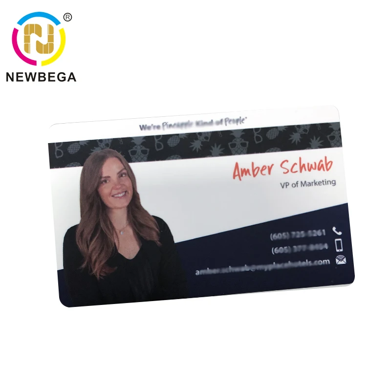 Custom Design Digital Rfid Business cards Pvc Matte Nfc business card