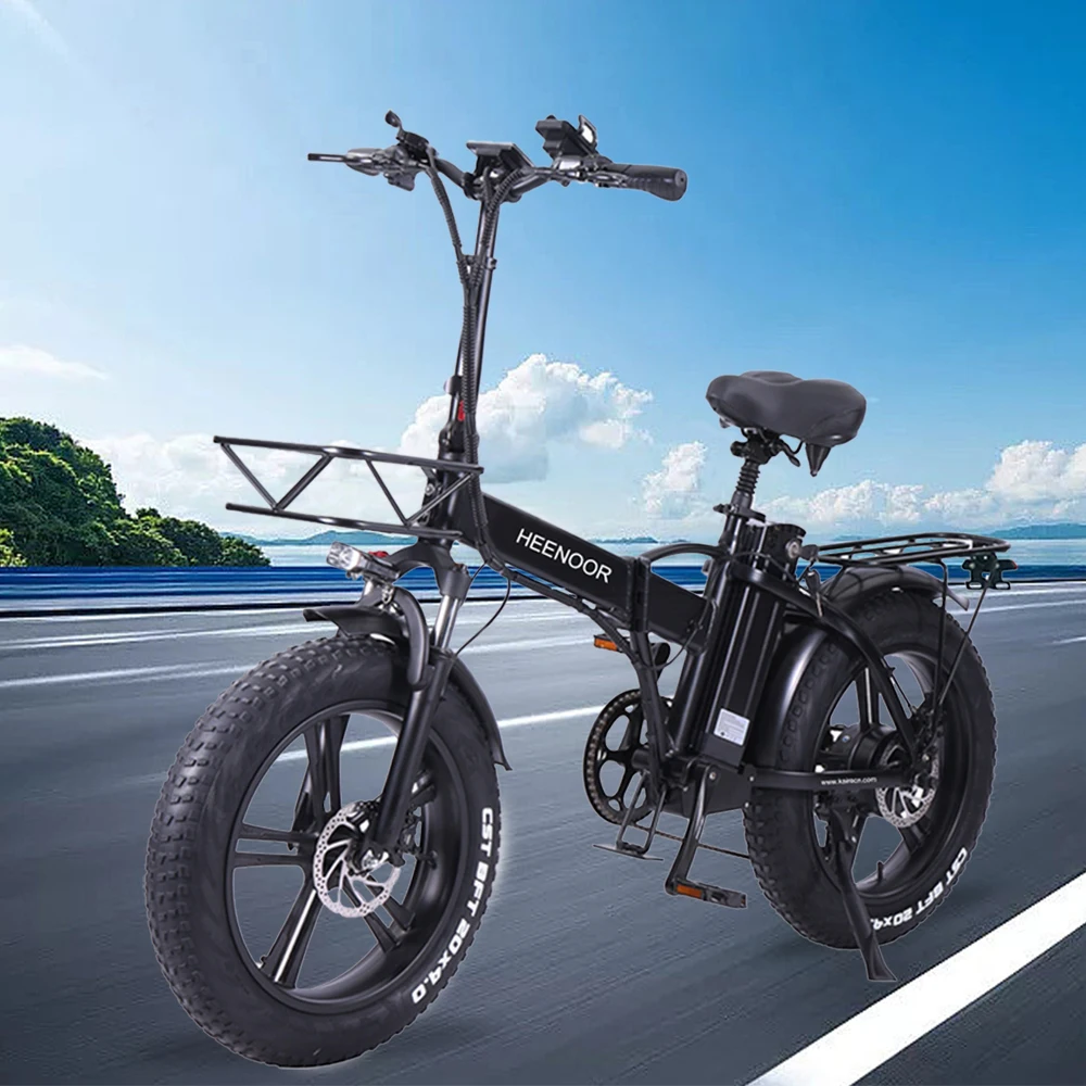 222 HEENOOR EU Warehouse Elektrofahrrad mit Fettreifen Bicicletas electrica electric bicycle 20 inch fat tire folding e bike