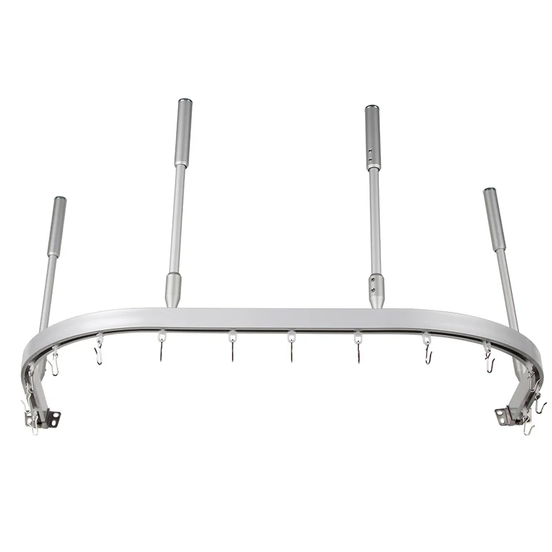 Factory Direct Sales Hospital Beauty Salon Shower Track U-shaped Medical Curtain Rod Curtain Rod