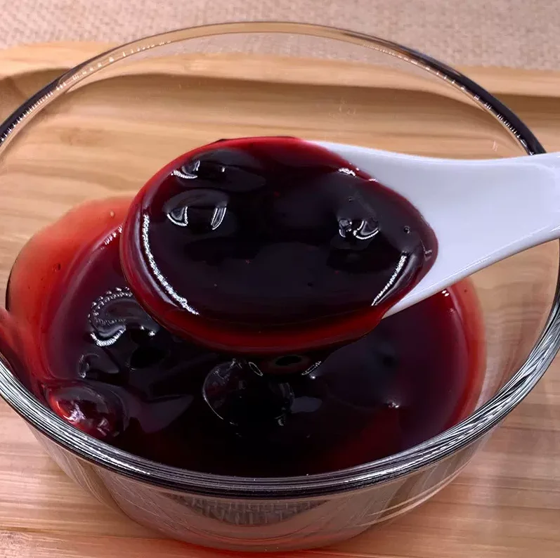 Delthin Wholesale 12 Flavors Blueberry Puree Jam 1kg Fruit Pulp Puree Baked Milk Tea Shop Bread Jam