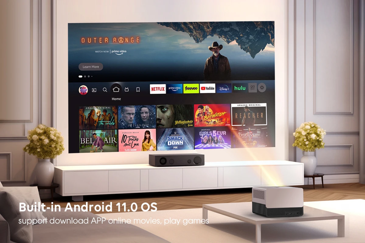 Education Daylight DLP Multimedia Projector Computer Advertising Projecteur, Outdoor High Lumens Beamer