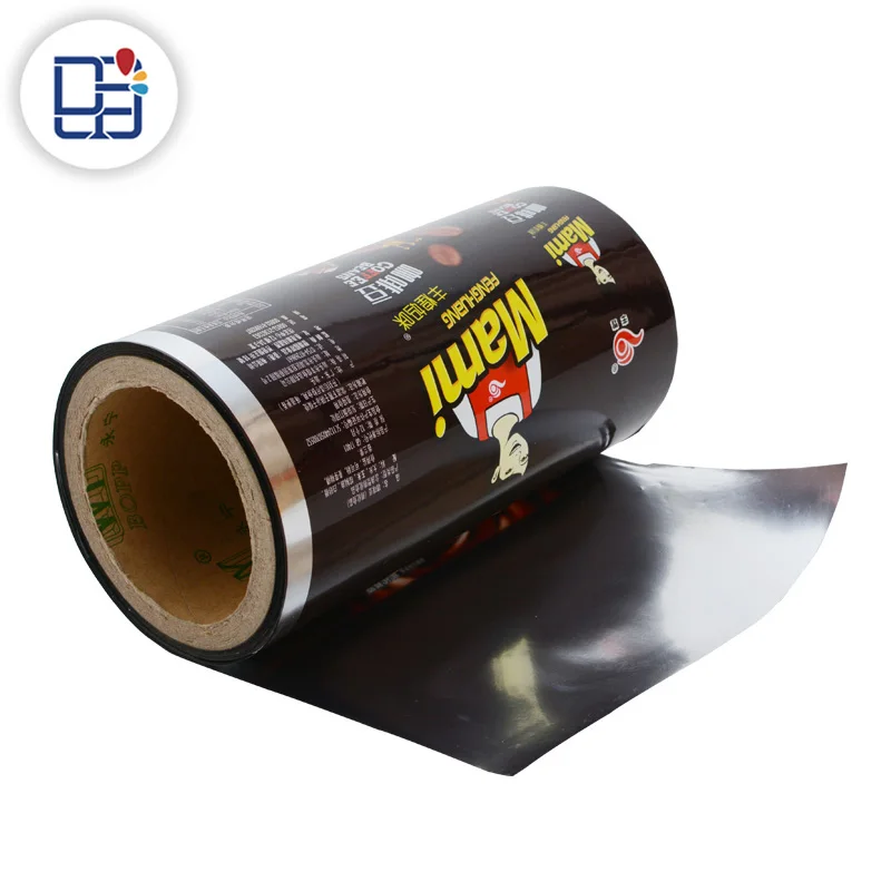 China Gravure Printing Factory Laminated Plastic Roll Sealing Film Food Plastic Packaging Film Roll