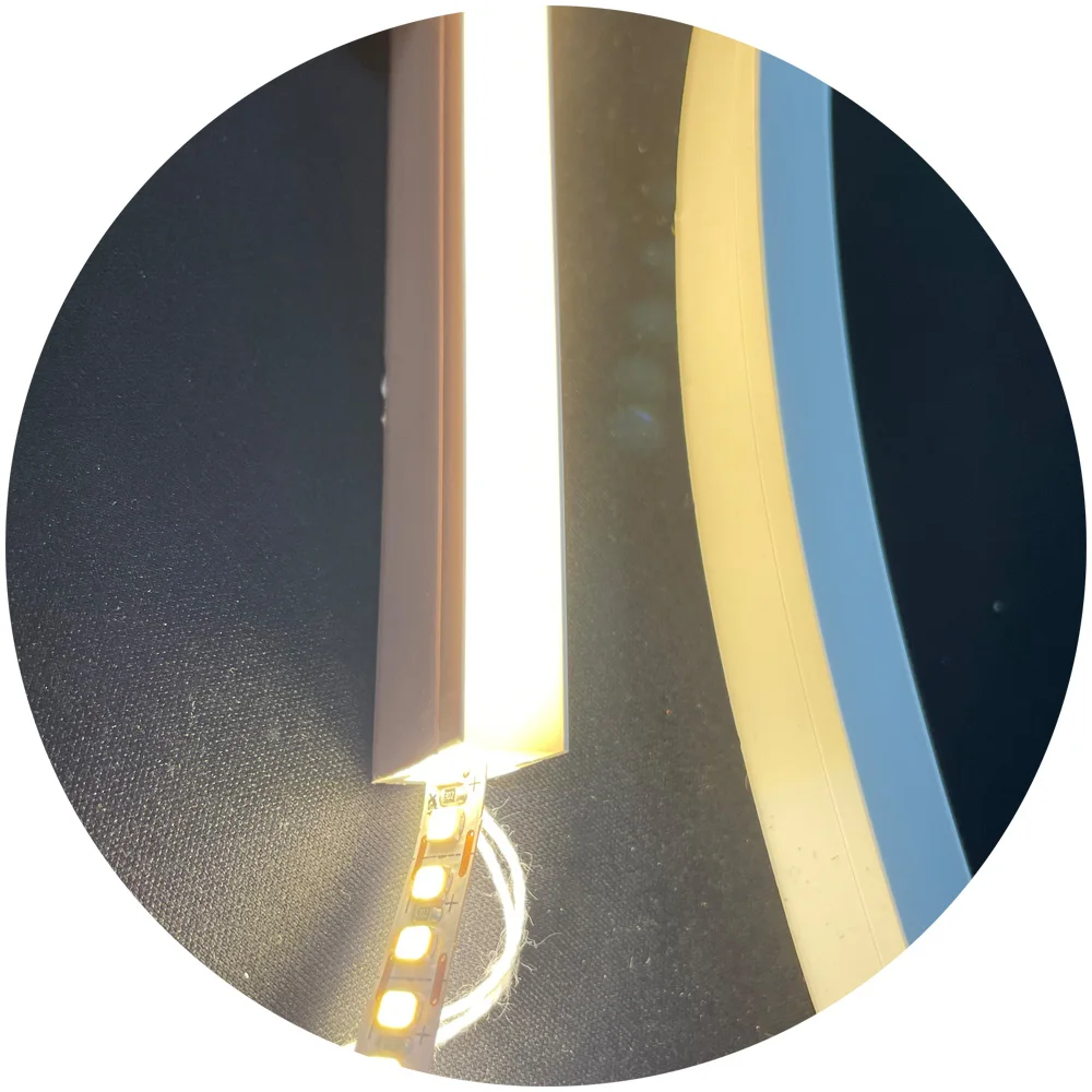 8mm 10mm PCB 10x18mm silicone tube cover profile replace aluminum neon led for led flexible strip light