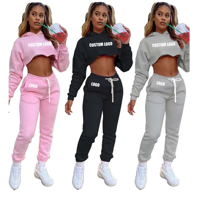 
Free Shipping Women Ladies Tracksuit Hoodies Sweatshirt Pants Sets Sport Wear Casual Suit Sweat Shirts Women Track Suits 