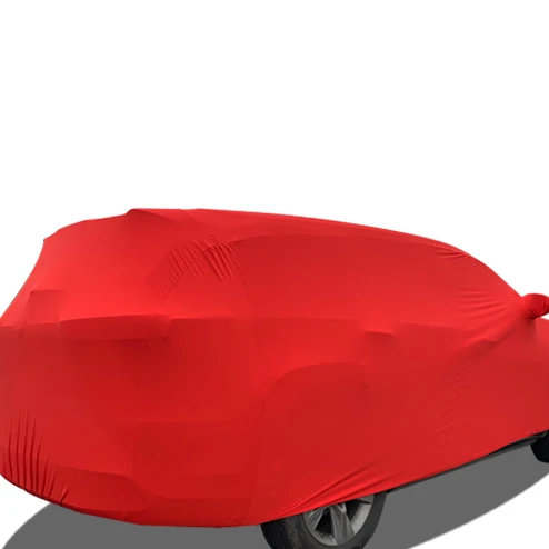 
Outdoor CAR covers Soft Velvet Elastic Spandex Indoor Car Cover Support customized logo size garage cover 
